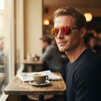 Herren Sonnenbrille Vintage Aviator Polarisiert mit UV400 Schutz
