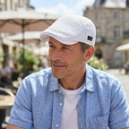 Men's Flat Cap with Mesh Ventilation – Cool & Adjustable