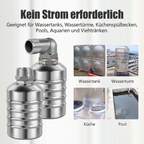 Automatic float valve – stainless steel, without electricity