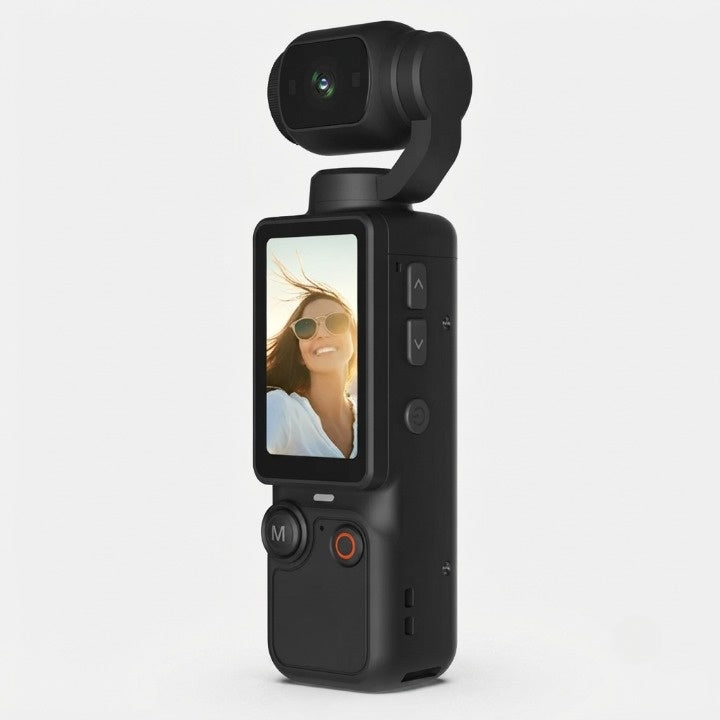 1080P Pocket Camera with Foldable Display and Touchscreen