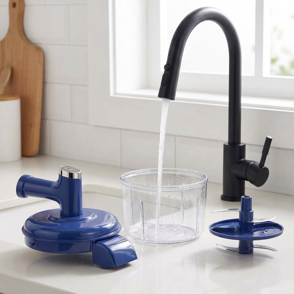 Elektrischer Obstschäler und Mixer 2-in-1