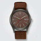 Military Watch with Nylon Strap – Water Resistant, Shockproof & Luminous Hands