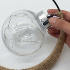 Mondlampe mit Farbwechsel und Holzständer