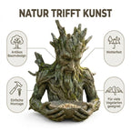 Tree Face Bird Feeder with Bowl – Weatherproof