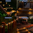 Solar Terrace Lights Set of 4 – Motion Sensor & IP65