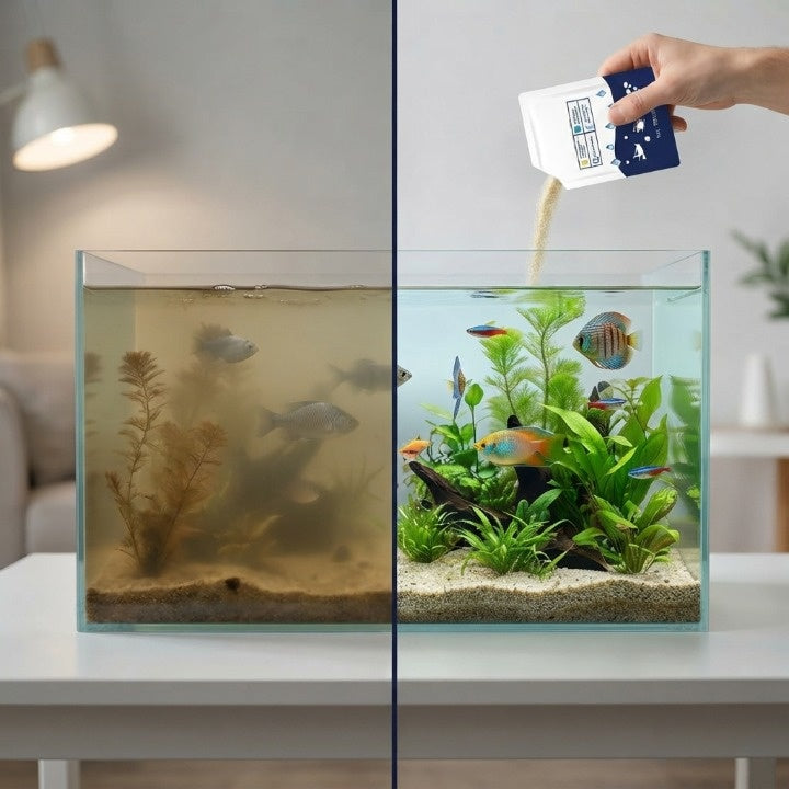 Teichklärer mit Biologischer Doppelformel – 2er-Set, für klares, gesundes Teichwasser