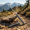 Wanderstock klappbar mit Pop-Up-Mechanismus