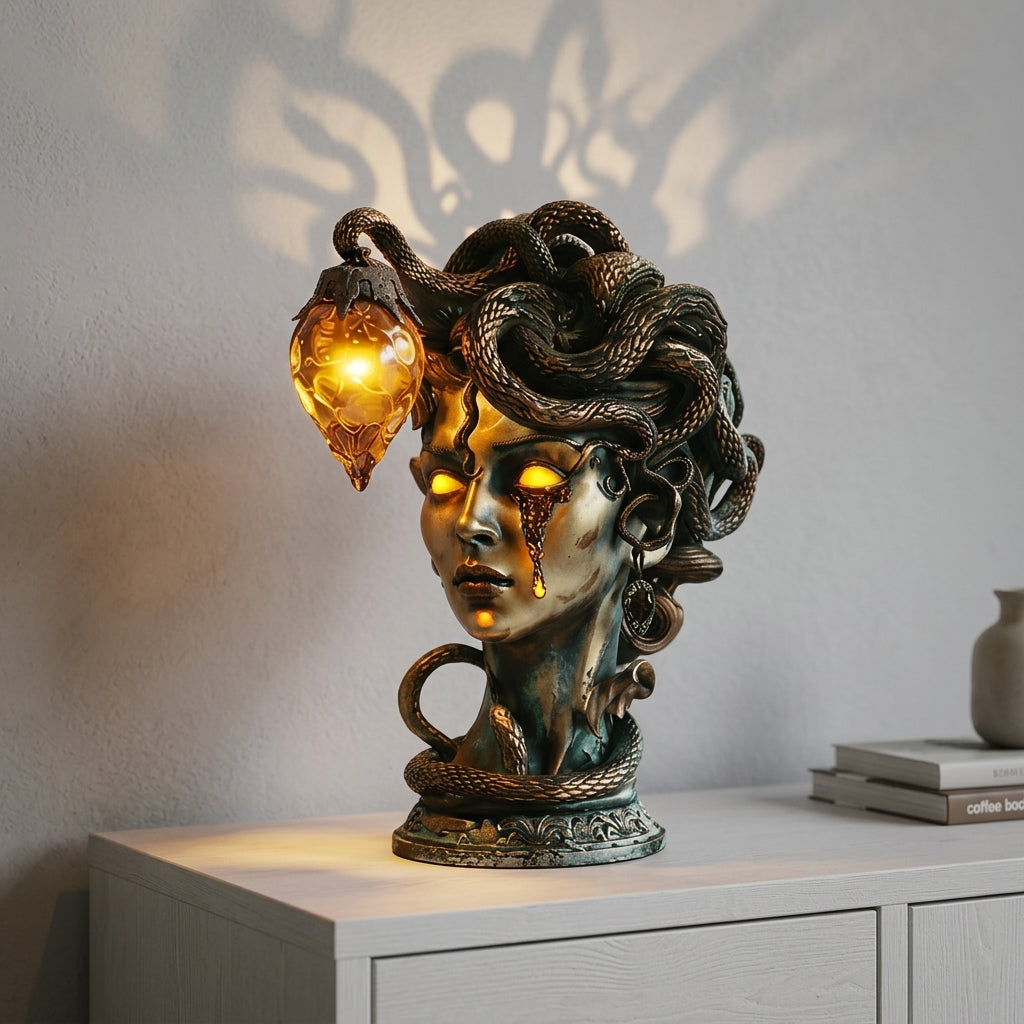 Medusa-Tischlampe mit LED-Beleuchtung