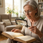 LED Hand Magnifier – Effortlessly Read Fine Print