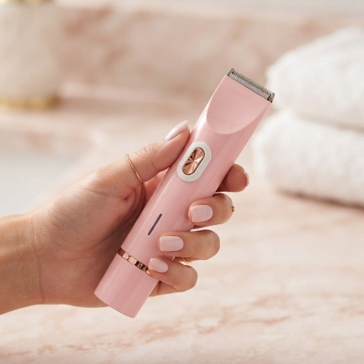 Electric 2-in-1 Women's Shaver with Precision Attachment