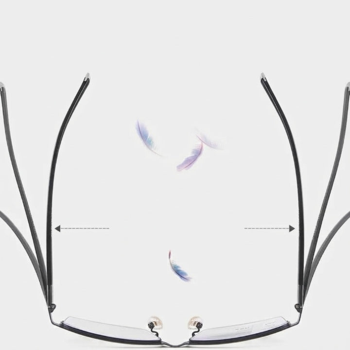 Bifocal reading glasses for near and far – semi-rimless, +1.0 to +4.0 dpt