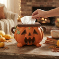 Kürbis Taschentuchbox Deko für Halloween