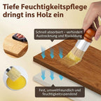 Lederpflege-Set – Balsam & Auftragspinsel für Möbel, Schuhe & Autositze
