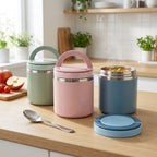 Stainless steel food thermos, leakproof, 630 ml or 1000 ml