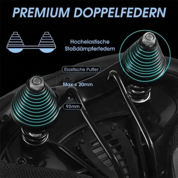 Extra Wide Bicycle Saddle – Ergonomic, Breathable, Suitable for Every Bike Type