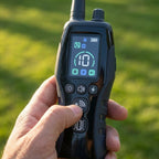 Hundehalsband mit Fernbedienung, Ansage & Vibration, 2000 m, IP67