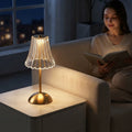Akku-Tischlampe Retro-Design mit Touch-Dimmer