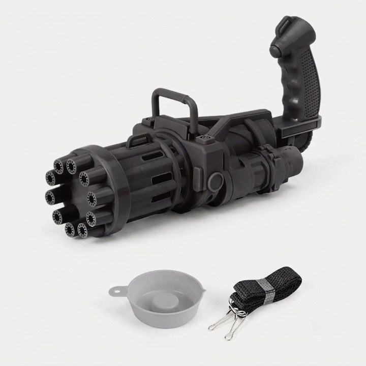 Seifenblasenmaschine mit Pistolengriff – Automatisch, Set mit Zubehör