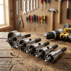 HSS-Karbid Bohrer-Set 5-teilig – Für Metall, Holz und Kunststoff