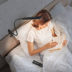 LED Clip-On Lamp with Gooseneck – Dimmable in 3 Light Colors