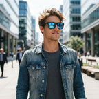 Polarized sunglasses with UV400 protection