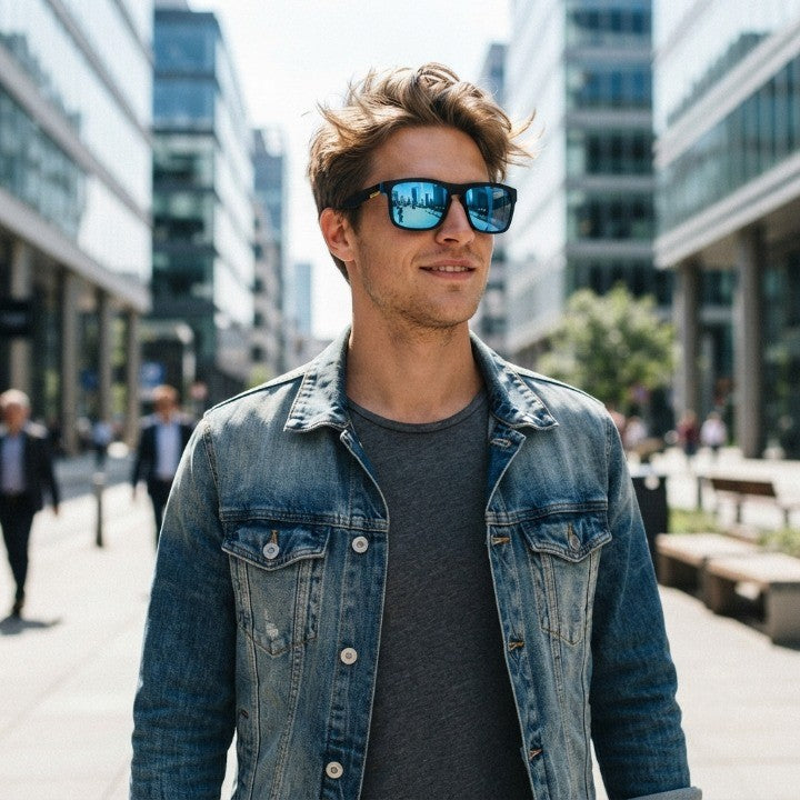 Polarized sunglasses with UV400 protection