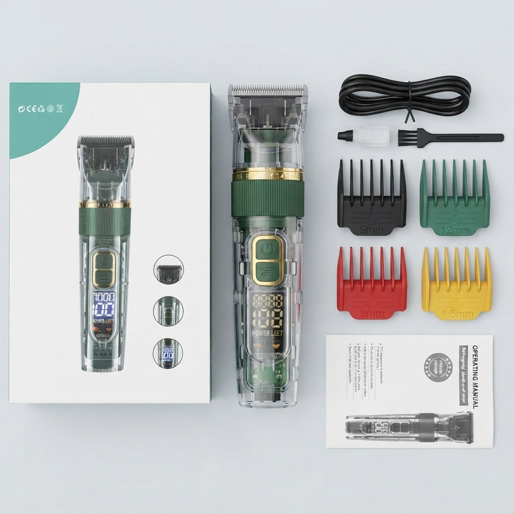 Kabelloser Tiertrimmer mit Titan-Keramik-Klinge