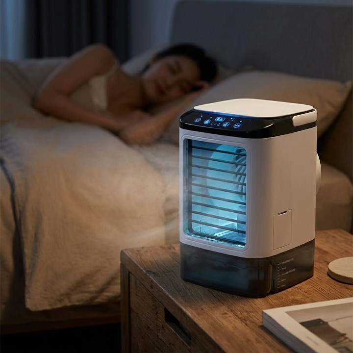Air Cooler 3-in-1 — Cooling, Ventilating & Humidifying, 900 ml Tank