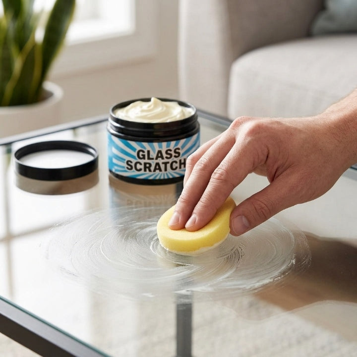 Glaspolitur-Creme gegen Kratzer, 30 g – für Glas, Spiegel & Acryl