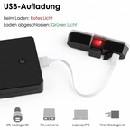 Kabelloser Fahrrad-Blinker — LED-Fahrtrichtungsanzeige mit Fernbedienung