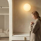 Wall Lamp Glass Sphere Modern – Minimalist Wall Light