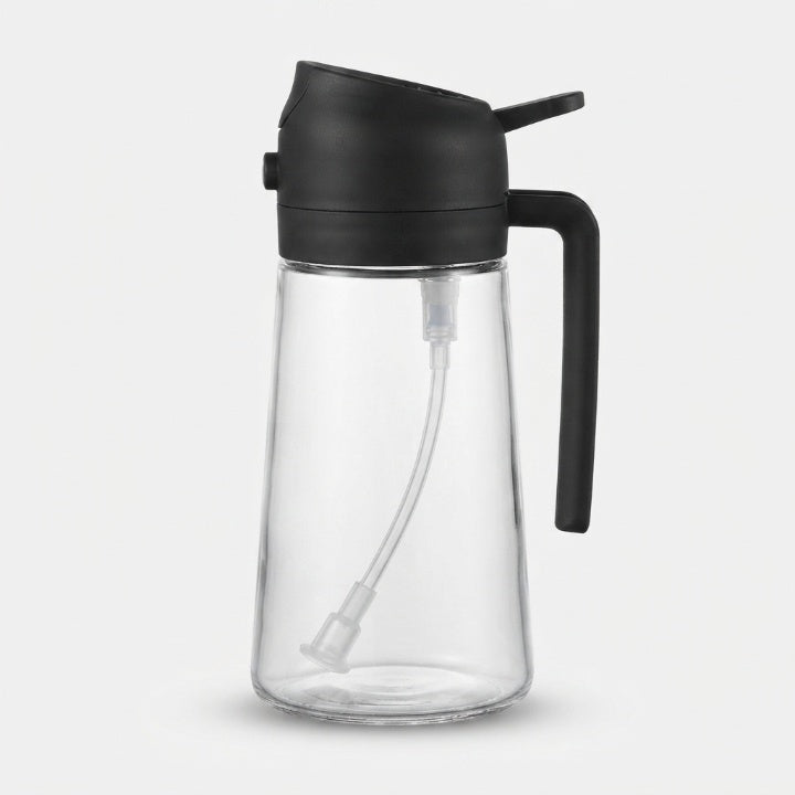 Ölsprüher Glas 2-in-1 – Sprühen & Gießen ohne Kleckern