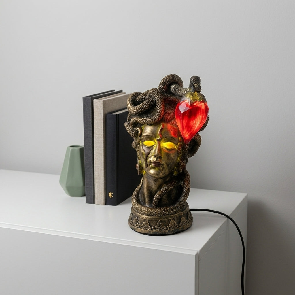 Medusa-Tischlampe mit LED-Beleuchtung