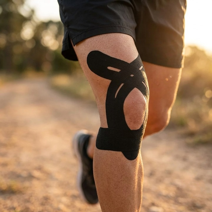 Pre-Cut Kinesiology Tape for Knee – Breathable & Comfortable