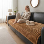 Quilted sofa cover – Protects against pet hair & wear