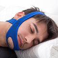 Neoprene anti-snoring chin strap, adjustable for a head circumference of 54–68 cm