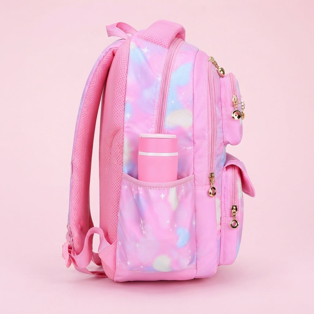 Kawaii Kinder-Rucksack für Mädchen mit mehreren Fächern