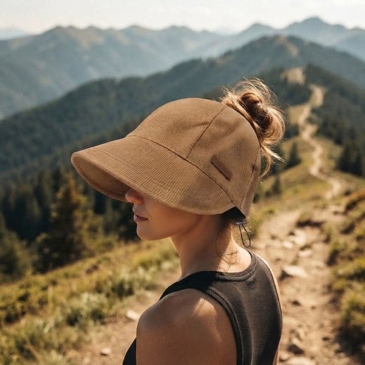 Foldable sun hat with UV protection