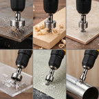 HSS-Karbid Bohrer-Set 5-teilig – Für Metall, Holz und Kunststoff