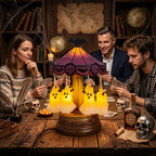 Geister-Karussell-Lampe mit warmweißem Licht