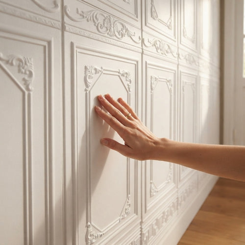 3D-Wandpaneele selbstklebend, wasserdicht, 10er-Set 70×90 cm, 4mm, ca. 6,3 m²