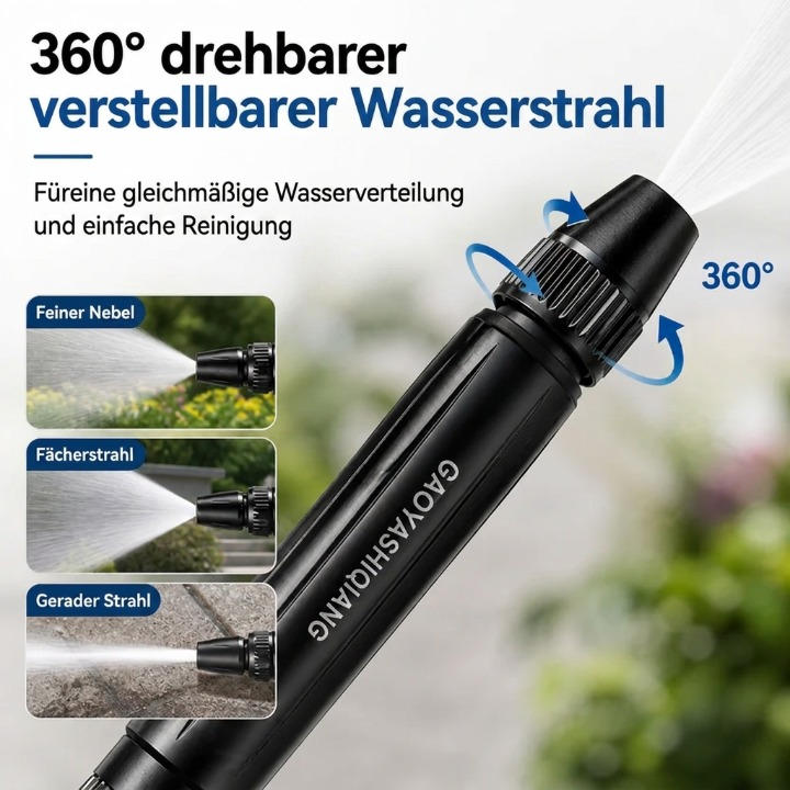 Hochdruckreiniger-Aufsatz für Gartenschlauch