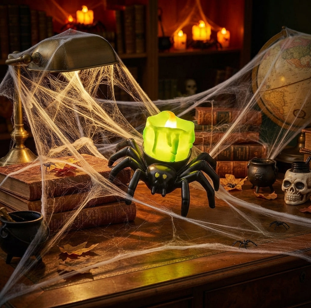 LED-Spinnenlichter Halloween