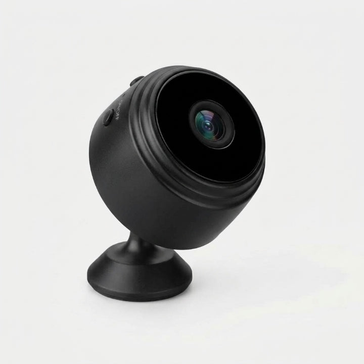 WiFi Mini Überwachungskamera 1080P mit Magnethalterung & Bewegungsalarm, Ø 4,3 × 2,5 cm