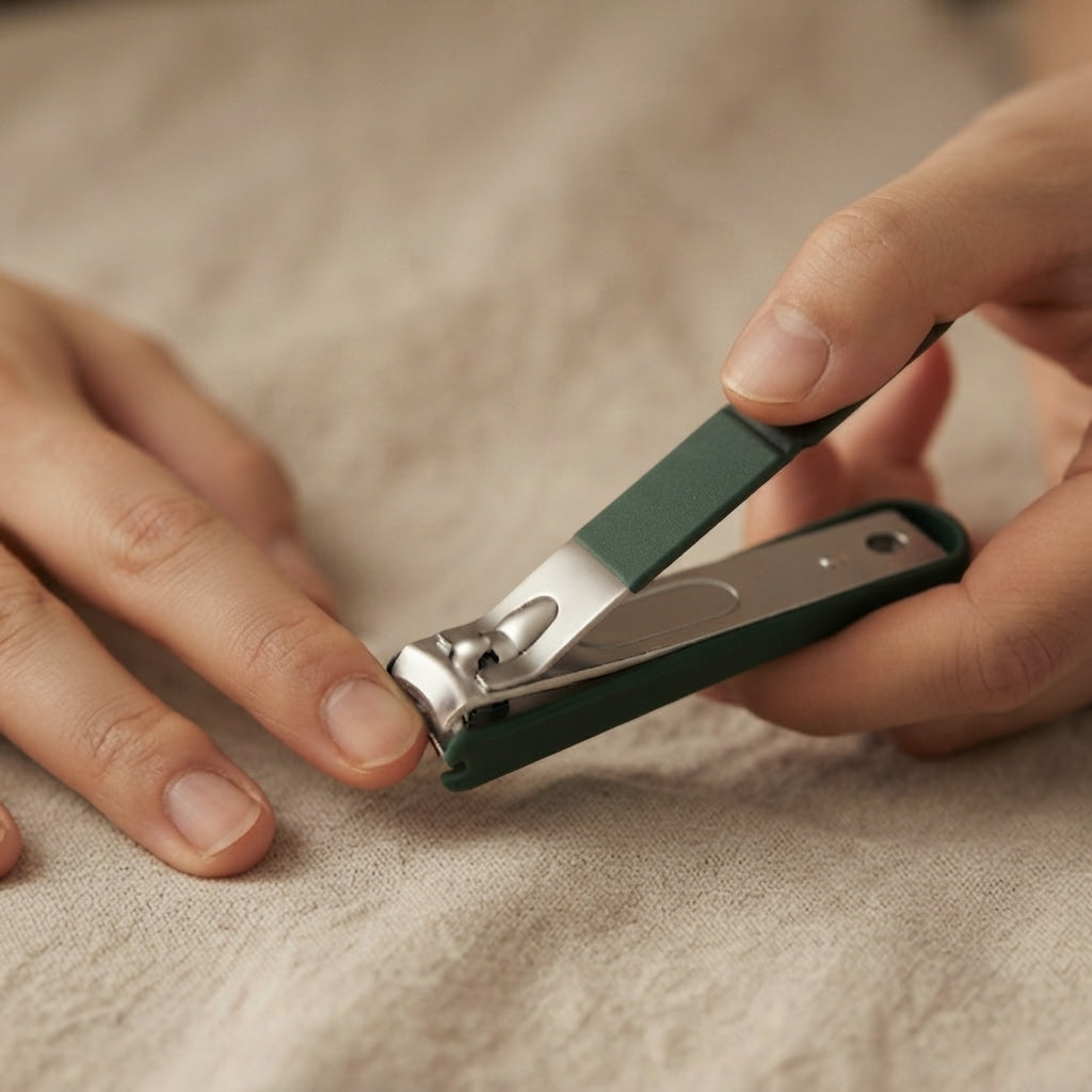 Nail Clipper Set Stainless Steel 4-piece with Splash-Proof Design