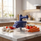 Elektrischer Obstschäler und Mixer 2-in-1