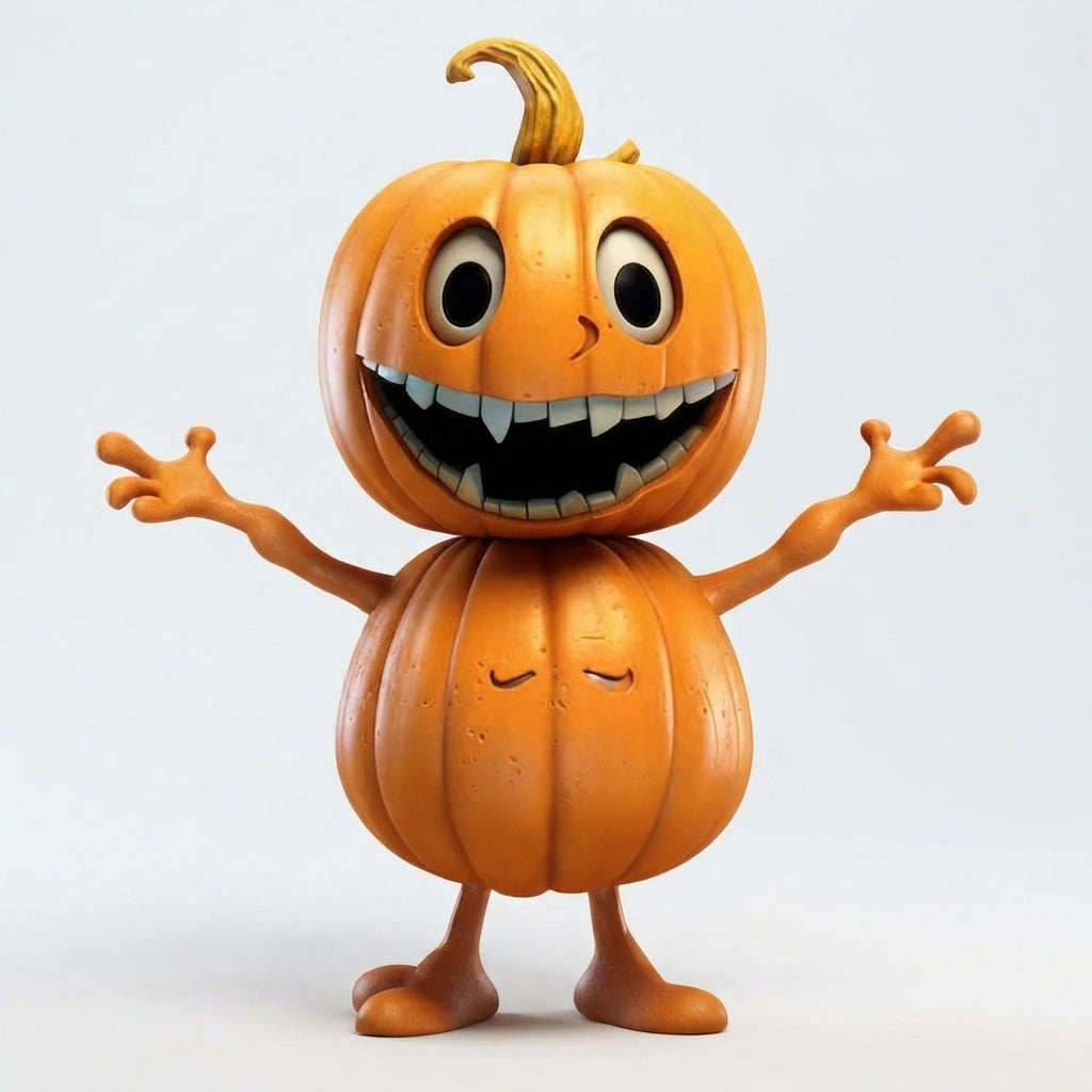 Kürbis-Figur für Garten und Zuhause – Herbstdeko