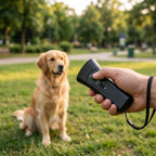 Ultraschall-Hundetrainer mit LED-Licht, 15 m Reichweite