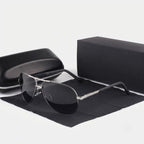 Herren Sonnenbrille Vintage Aviator Polarisiert mit UV400 Schutz