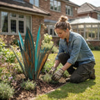 Metall-Agave Gartenfigur – Wetterfeste Deko für Garten & Terrasse